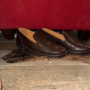 Tecovas Brown Leather Loafers